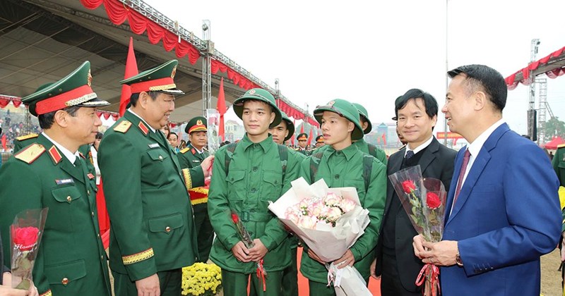 Rộn ràng ngày nhập ngũ năm 2026 – Trách nhiệm và vinh quang